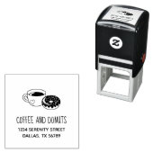 Koffiedonuts Winkeladres Zelfinktende Stempel (In situ)