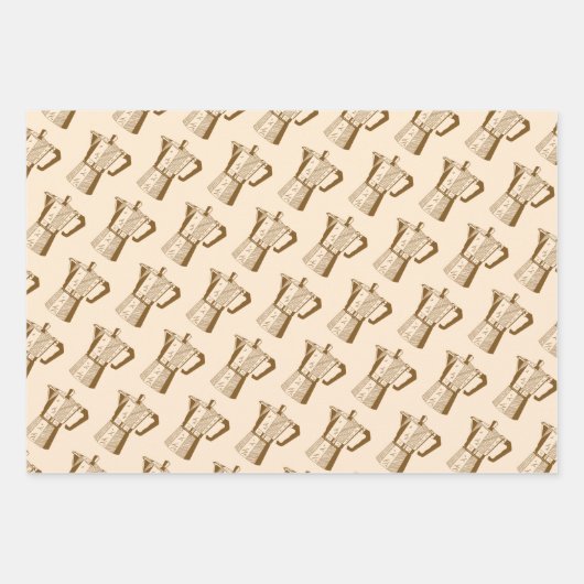  koffiedoverlooppapierset inpakpapier vel (Voorkant)