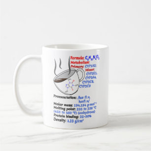 Koffieformule & structuur, Cafeïne Koffiemok