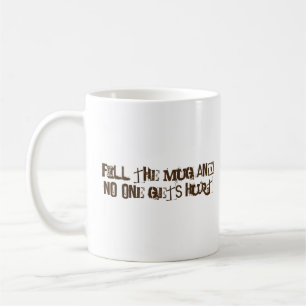 Koffiegijzelaar - linkshandig koffiemok