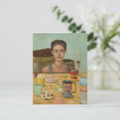 Koffiegodin Briefkaart (Staand voorkant)