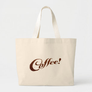 Koffiegronden Koffie - Canvas Zak Grote Tote Bag