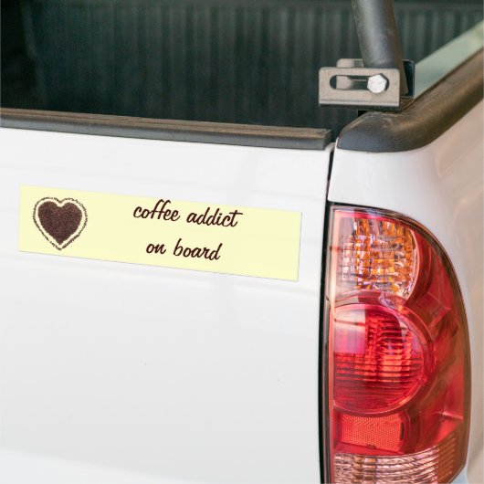 koffiehart bumpersticker (Op Truck)