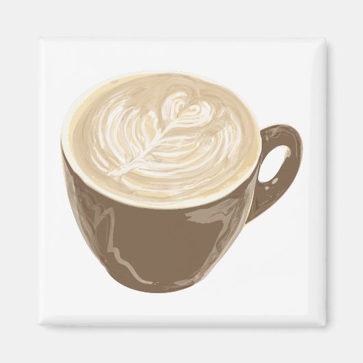 koffiehart magneet (Voorkant)