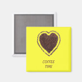 koffiehart magneet (Voorkant / Achterkant)