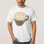 koffiehart t-shirt (Voorkant)