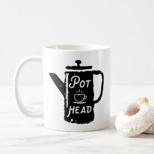 Koffiehoofd Koffie Koffie Funny Koffiemok