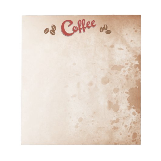 Koffiehoudend Notitieblok (Voorkant)