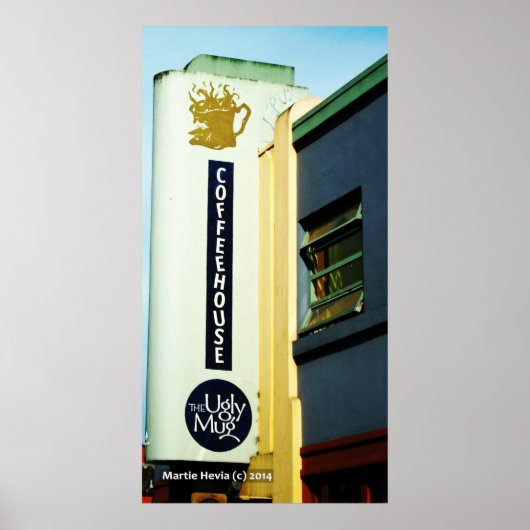 Koffiehuis De lelijke Mok Poster (Voorkant)