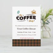 Koffiehuis Kaart (Staand voorkant)