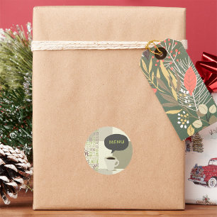 Koffiehuis Menu Stickers