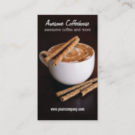 koffiehuis visitekaartje