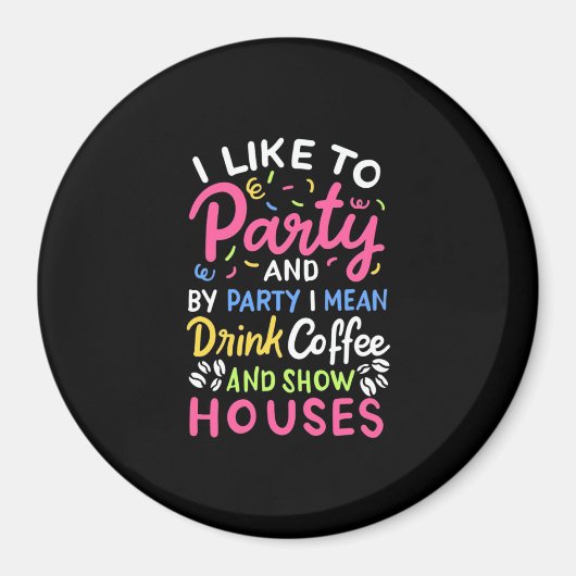 Koffiehuizen en Shows Drink Magneet (Voorkant)