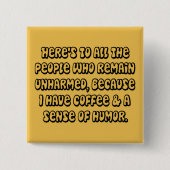 KoffieHumor Button (Voorkant)