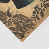 Koffiejar ephemera-collage tissuepapier (Detail)