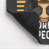 Koffiekat - Ik hou niet van ochtendmensen Muismat (Hoek)