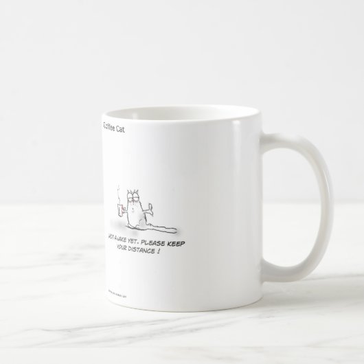 Koffiekat    - mok koffie (Rechts)