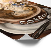 Koffiekat Poster (Hoek)