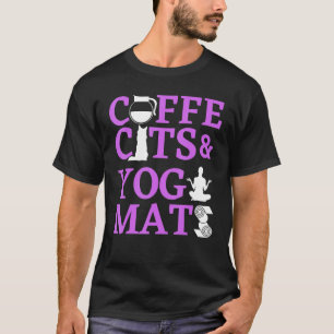 Koffiekatten En Yogamatten Mama Yoga T-shirt