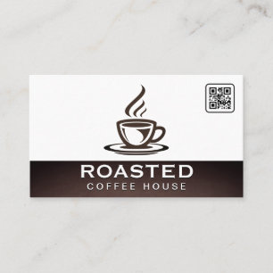 Koffiekerstomen   Visitekaartje QR-code