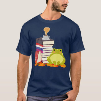 KoffieKikkikkerleesboeken met koffiedekking T-shirt