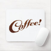 Koffiekkoffie — Mousepad Muismat (Met muis)