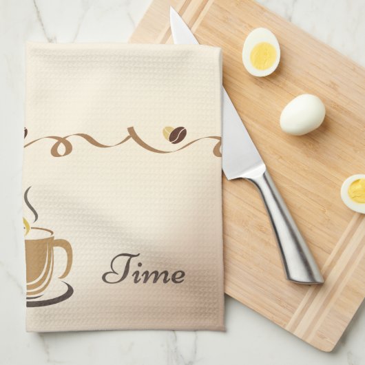 Koffiekkoffiebeker Daisy Kitchen Towel Theedoek (Quarter Fold)