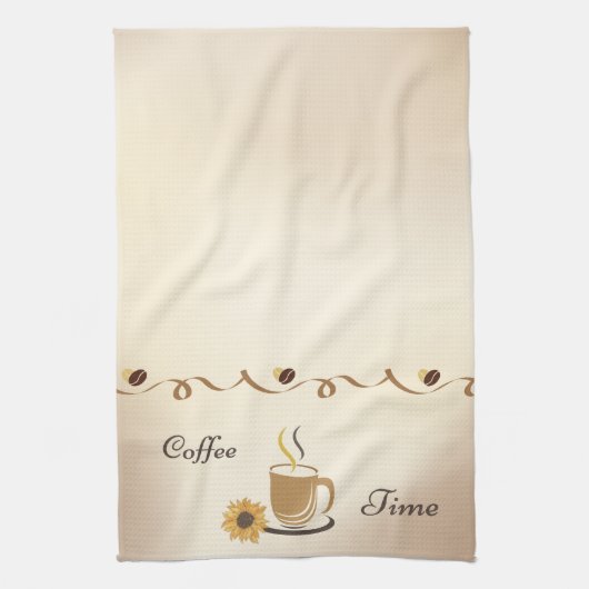 Koffiekkoffiebeker Daisy Kitchen Towel Theedoek (Verticaal)