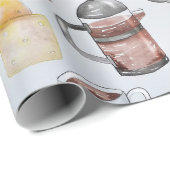 Koffiekkoffiemaffeïne Cadeaupapier (Rol Hoek)