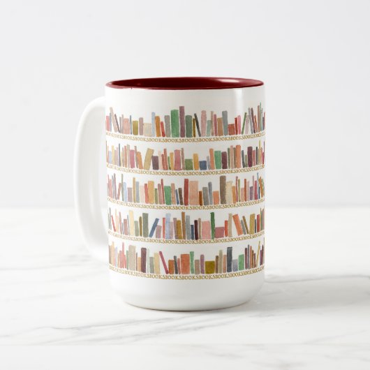 Koffiekoffie-Mok Tweekleurige Koffiemok (Voorkant links)