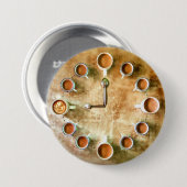 Koffiekoffietijd Ronde Button 7,6 Cm (Voorkant /achterkant)