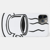 Koffiekop Case-Mate iPhone Case (Achterkant (horizontaal))