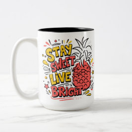 Koffiekop | Cute Tropische Zomer Beker Tweekleurige Koffiemok