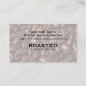 Koffiekop Drink | Goud Marmer | Stempelkaart Visitekaartje (Achterkant)