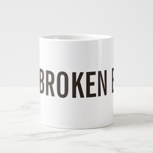 Koffiekop Extra Grote Beker (Voorkant)