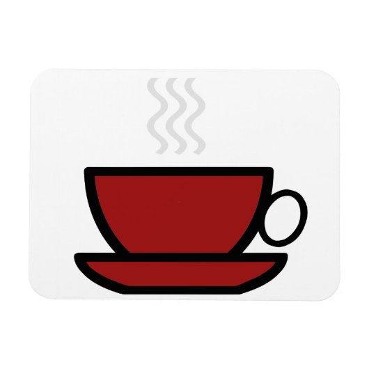 Koffiekop Flexibele magneet (Horizontaal)