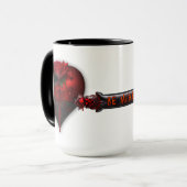 Koffiekop Gothisch Valentijn Mok (Voorkant links)