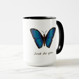 Koffiekop met Blauwe Vlinder Mok