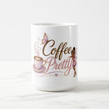 Koffiekop met Coffee Pretty pixie (2)