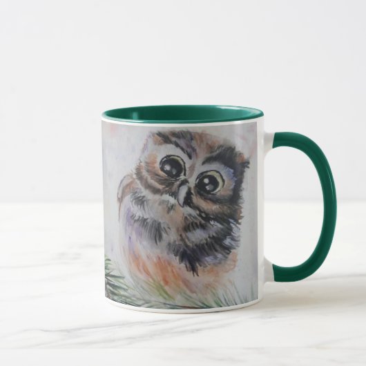 Koffiekop met Cute Uil Mok (Rechts)