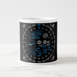 Koffiekop met een humoristisch ontwerp extra grote beker