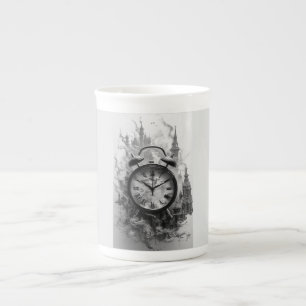 Koffiekop met een Oude Tijd Porselein Kop