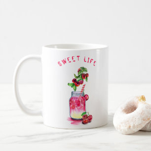 Koffiekop met Kersencocktail Koffiemok