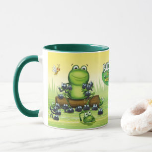 Koffiekop met kikkerontwerp mok