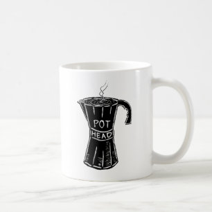 Koffiekop met Pot Hoofd Koffiemok