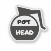 Koffiekop Sticker (Voorkant)