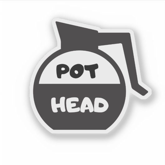 Koffiekop Sticker (Voorkant)