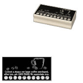 koffiekopalk rubberstempel (Gestempeld)
