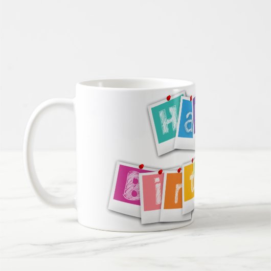 Koffiekopje Gelukkige Verjaardag Viering Koffiemok (Links)