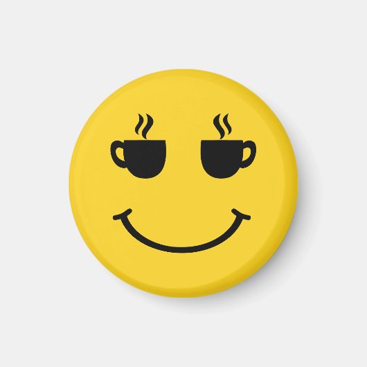 Koffiekopje Glimlach Magneet (Voorkant)